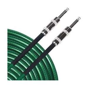 Live Wire Soundhose Instrument Cable Green 10 Feet