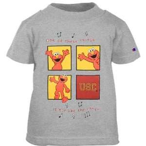  Champion USC Trojans Ash Toddler Elmo One of These T shirt 