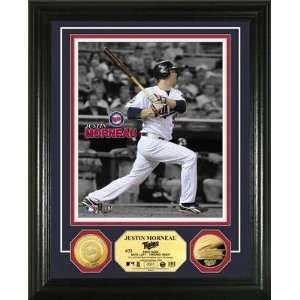 Justin Morneau Two Tone 24KT Gold Coin Photo Mint