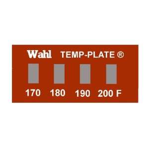 Wahl 101 4 170F Mylar Mini Four Position Temp Plate, 170 180 190 200 