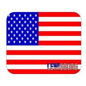  US Flag   Lewisburg, Tennessee (TN) Mouse Pad Everything 