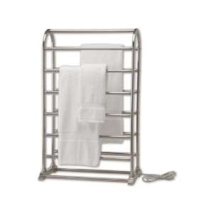   Freestanding Towel Warmer and Drying Rack, Chrome