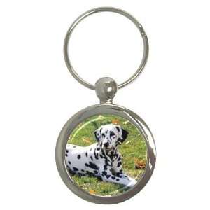  Dalmatian Key Chain (Round)