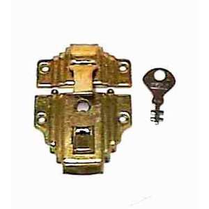  Trunk Lock   Brass Plated w/ Key
