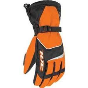  HJC Storm Gloves   X Large/Black/Orange Automotive