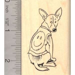  Smiley Face Dog Rubber Stamp Arts, Crafts & Sewing