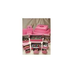    Southern Champion Pink Bakery Boxes   7 x 7 x 4