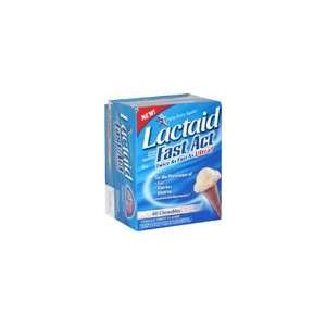  Lactaid Fast Act Chewables Vanilla Twist, 60 tablets (Pack 