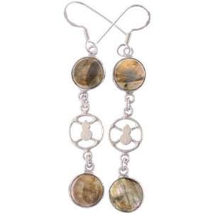  Labradorite Earrings   Sterling Silver 