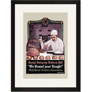   /Matted Print 17x23, We Knead Your Dough 