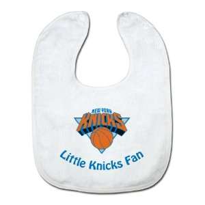  NBA New York Knicks White Snap Bib with Team Logo Sports 