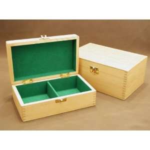  Pine Hinged Box, fits up to 3.5 inch King Toys & Games