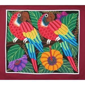 High Quality Pair of Parrots Kuna Mola 