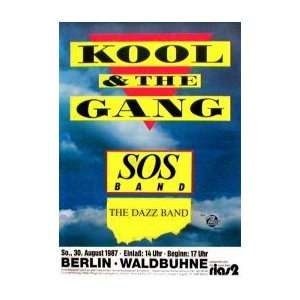  KOOL AND THE GANG Berlin 30th August 1987 Music Poster 
