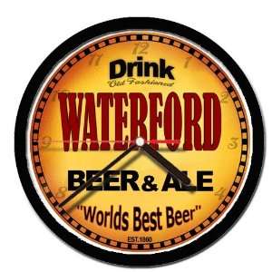  WATERFORD beer and ale cerveza wall clock 