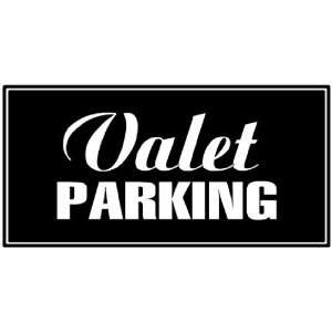  3x6 Vinyl Banner   Valet Parking 