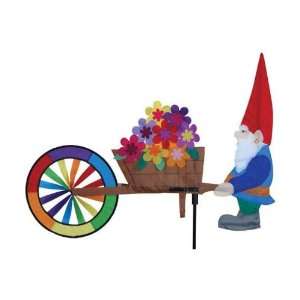  Gnome & Wheel Barrow Spinner   (Wind Garden Products 