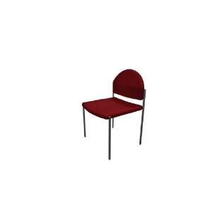    National Tag Vinyl Side Chair, Poppy (Red)
