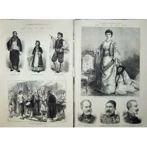  1876 War Belgrade Bulgarian Women Princess Nathalie Men 