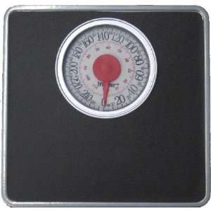  Silver Frame Mechanical Bathroom Scale with Round Display 