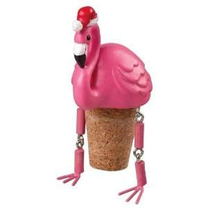  Key West Pink Flamingo Holiday Bottle Stopper 4 Pieces 