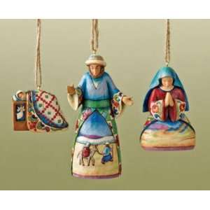  Mary, Joseph , and Baby Jesus Hanging Christmas Ornaments 