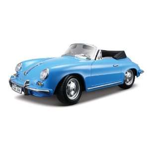  1961 Porsche 356B Convertible Blue 1/18 by Bburago 12025 