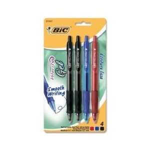  BIC Velocity Gel Retractable Pen  Assorted Colors 
