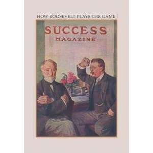  Vintage Art How Roosevelt Plays the Game   04474 8