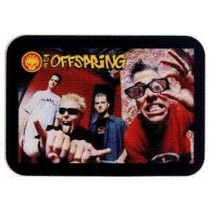 The Offspring   Group Shot, Logo Above   Rectangle Sticker / Decal