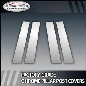  08 12 Dodge Avenger 4Pc Chrome Pillar Post Covers 
