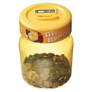  Yellow M&M Digital Coin Counting Jar