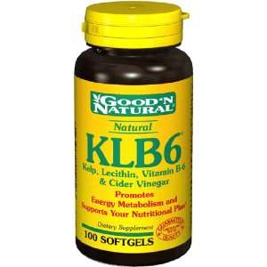  KLB6   100 softgels,(Goodn Natural) Health & Personal 