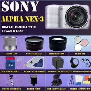  Sony Alpha NEX 3 Interchangeable Lens Digital Camera 