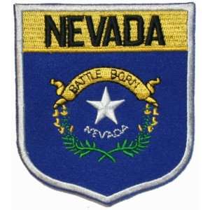  State Of Nevada Shield Flag Embroidered Applique Patch 