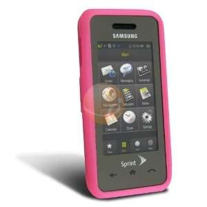  Silicone Skin Case for Samsung M800 Instinct, Pink Cell 