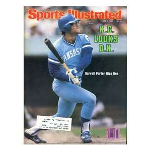 Darrell Porter Unsigned Sports Illustrated Magazine
