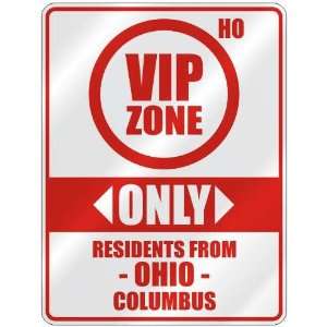   RESIDENTS FROM COLUMBUS  PARKING SIGN USA CITY OHIO