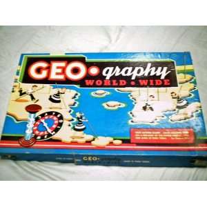  VINTAGE 1956 GEOGRAPHY WORLD WIDE GAME 