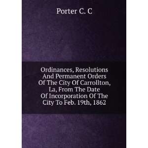  Ordinances, Resolutions And Permanent Orders Of The City 