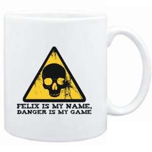  Mug White  Felix is my name, danger is my game  Male 