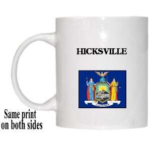    US State Flag   HICKSVILLE, New York (NY) Mug 