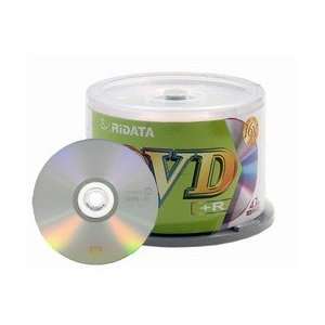  100 Ritek Ridata 16X DVD+R 4.7GB (RiData Logo on Top 