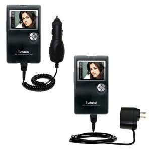  Car and Wall Charger Essential Kit for the Cowon iAudio 