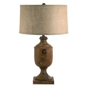  Lamp Works 806 Solid Wooden Urn   19 in.