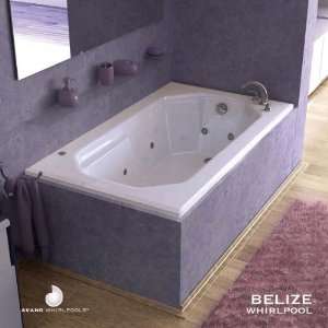   Belize Belize 60 Drop In Whirlpool Bath Tub with 8 Adjustable Water