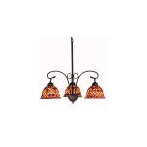 Fish Scale Chandelier 24 W Meyda 74045