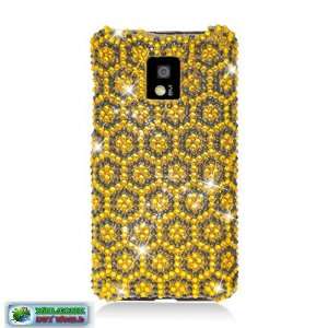   Optimus 2x Diamond Case Hexagon Brown Black Cell Phones & Accessories
