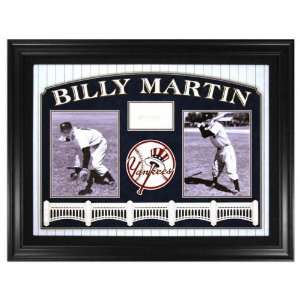 Billy Martin New York Yankees Framed Auto Cut (Deluxe with 