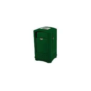  Rubbermaid FG396500DGRN   50 Gal Plaza Container w 